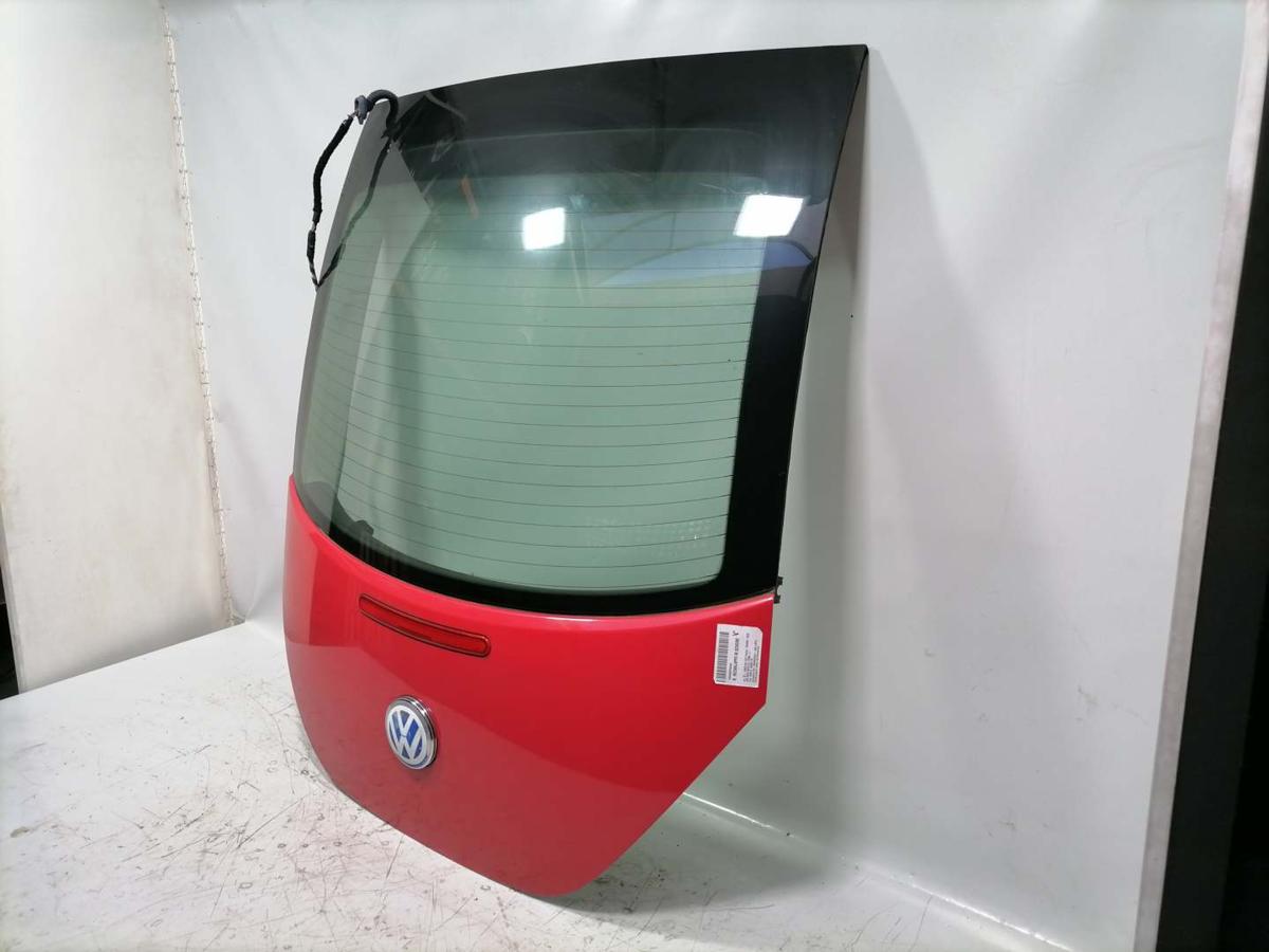 VW New Beetle original Heckklappe mit Heckscheibe LG3L Rot Uni Bj.2000